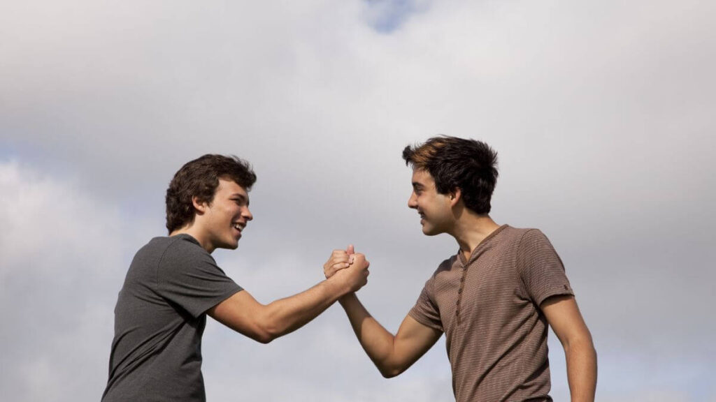 apoiando um amigo