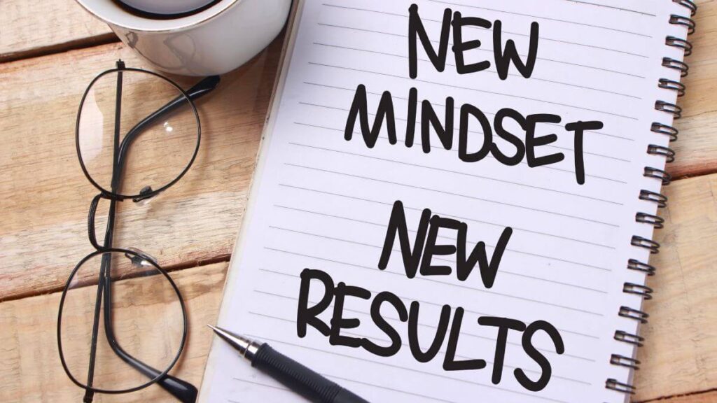novo mindset, novos resultados