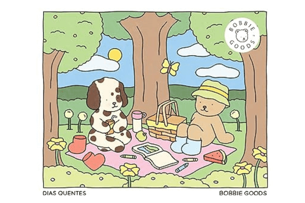 ''Dias Quentes'', o primeiro dos livros da coleção Bobbie Goods.